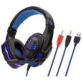 Venisymlis Stereo igralne slušalke PS4/PC 7.1, mikrofon za upravljanje šumov, LED lučka, (22102690) u