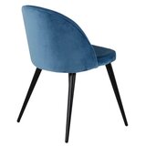Venture Home Velvet blagovaonska stolica, plava, set od 2 | shoptok.hr