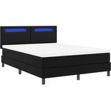 Krevet s opruga kutije Crna 140 x 200 cm Umjetna koža | Eponuda.com