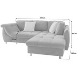 Modern Living sedežna garnitura agira, bež, ležišče | Shoptok.si
