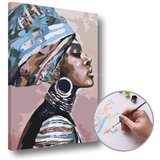  Slikanje po številkah AFRIČANKA PORTRET - Level Starter (set) | Shoptok.si