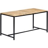  Blagovaonski stol od masivnog grubog drva manga 140x70x75 cm | shoptok.hr