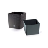 Prosperplast Plastična saksija Rato Low 40X40X41CM braon | ePonuda.com