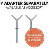 Hauck produžetak za sigurnosna vrata 9 cm - white | shoptok.hr