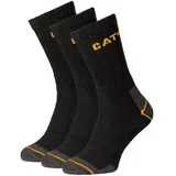 MUŠKE RADNE ČARAPE CRNE 46/50 3 PARA CAT CAT DYP394