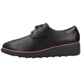 Clarks Nizki čevlji Sharon Rae 261754164 Black Leather | Shoptok.si