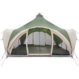 Tipi šator s krovom Zelena 6 osoba Poliester i čelik | shoptok.hr