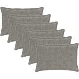  Presvlaka za jastuk 6 kom. HOUTEN Svjetlosiva 40 x 60 cm | shoptok.hr