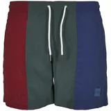 Urban Classics Kupaće hlače plava / zelena / crvena