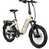 DERUIZ zložljivo električno kolo Peridiot, bela | Shoptok.si