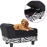 SOFA za pse crna 57 x 34 x 36 cm plišana | shoptok.hr