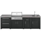 Letna kuhinja 310 ALU Series - Graphite + Crossray 4 [SGCR3SFDD1]