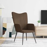  Stolica za opuštanje smeđa od tkanine | shoptok.hr