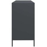  Komoda antracit 135x39x73,5 cm hladno valjani čelik | shoptok.hr