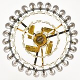 Brilagi plafonski luster eclipse 5xE14/10W/230V prečnik 38 cm crna/zlatna | Eponuda.com
