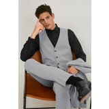 CA muški prsluk, Elegant, Slim Fit, Flex, Sivi cene