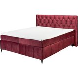 MID.YOU POSTELJA BOXSPRING 180 cm x 200 cm , tekstil, leseni material lila | Shoptok.si