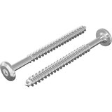 vidaXL Leseni vijaki 2 pcs srebrna M6 x 70 mm Jeklo, (5000163838) | Shoptok.si
