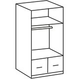 MID.YOU omara s klasičnimi vrati, bela | Shoptok.si