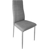  Set od 4 tapecirane stolice za blagovaonicu i dnevni boravak, sive boje | shoptok.hr