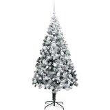  Umjetno božićno drvce Bijelo 180 cm PVC i Čelik i Plastika | shoptok.hr