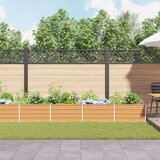  Vrtna visoka greda Svetlo rjava 480 x 80 x 45 cm, (5000287732) | Shoptok.si