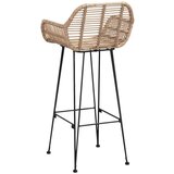  Barski stolac 2 pcs Prirodna 55 x 52 x 92 cm Ratan i čelik | shoptok.hr