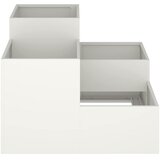  Vrtna saksija Bijelo 80 x 80 x 60 cm Čelik | Eponuda.com
