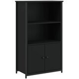 Visoka komoda crna 62 x 32 x 103,5 cm od konstruiranog drva | shoptok.hr