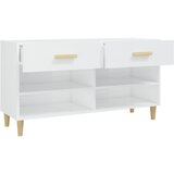 Ormarić za cipele sjajni bijeli 102x35x55 cm konstruirano drvo | shoptok.hr
