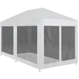  Šotor za zabave s 6 mrežastimi stranicami 6x3 m | Shoptok.si