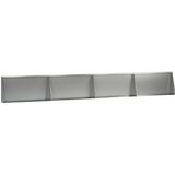  Zid za zadržavanje 4 kom. 80 x 12 x 30 cm Pocinčani čelik | shoptok.hr