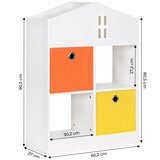 ECO TOYS drveni dječji ormarić–polica za lutke s pretincima | shoptok.hr