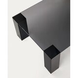 Kave Home Temno siva steklena mizica 60x140 cm Adularia – | Shoptok.si