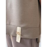 DStreet Bluzka damska oversize SHINE LOVE mokka | shoptok.hr