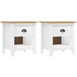  Noćni ormarići Hill 2 kom 46 x 35 x 49,5 cm od masivne borovine | Eponuda.com
