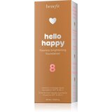 Benefit Hello Happy Flawless Brightening Foundation tekoči puder za osvetljevanje SPF 15 odtenek 08 Tan Warm 30 ml | Shoptok.si