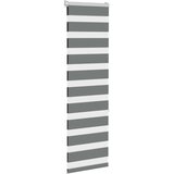 vidaXL zebra senčilo temno sivo 50x150 cm tkanina širina 45,9 cm | Shoptok.si