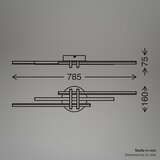 BRILO LED plafonsko svetlo TINKA LED/21W/230V 3000K bakarna | Eponuda.com