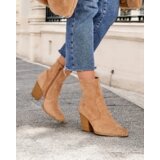 Resti Eko-suede women's ankle boots on a post Gris | ePonuda.com
