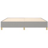  Okvir za krevet s oprugom svjetlosivi 200 x 200 cm od tkanine | shoptok.hr