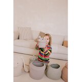 Lorena Canals Siva tekstilna otroška škatla za shranjevanje ø 15x15 cm Mini Renata the Rat – | Shoptok.si