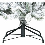  Umjetno božićno drvce s nogom Bijelo 210 cm PVC i čelik | shoptok.hr