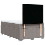 vidaXL Box spring postelja z vzmetnico taupe 120x190 cm blago, (21305272) | Shoptok.si