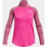 Under Armour T-Shirt Tech Graphic 1/2 Zip-PNK - Girls Cene