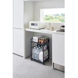 YAMAZAKI Crni metalni regal na kotačima 42x60 cm Tower – | shoptok.hr