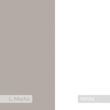 Livetastic Stenski Obešalnik Eleva, Bela, Mocha Rjava | Shoptok.si