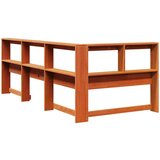  Knjižnica vzglavje L-oblike voščeno rjava 90 cm trdna borovina, (21790822) | Shoptok.si