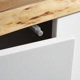 Bessagi Home komoda carlos, bela, hrast | Shoptok.si