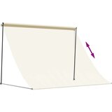  Tenda na uvlačenje krem 200 x 150 cm od tkanine i čelika | shoptok.hr